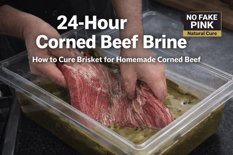 How to make a 24 hour brine for corned beef