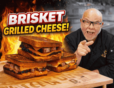 Brisket grilled cheese